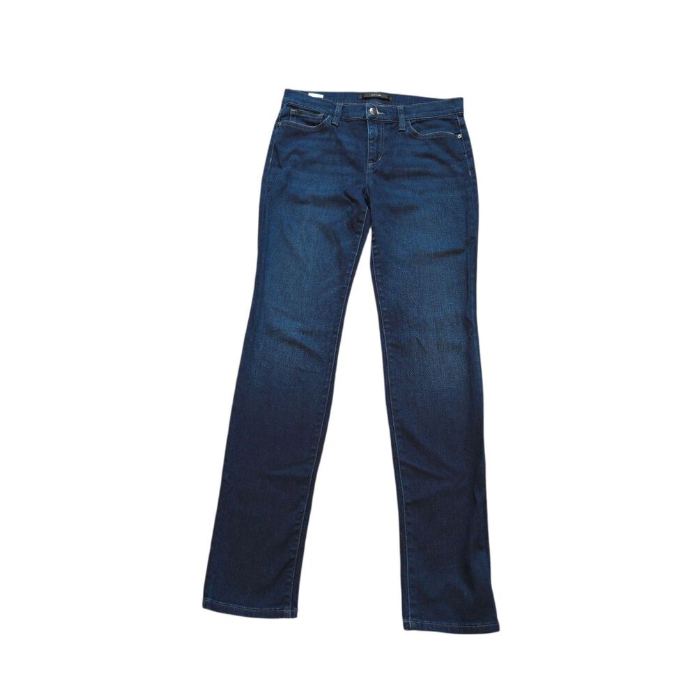 Women's Joe's Jeans Straight Leg Caterina Dark Wash Size 28 EUC Stretch Denim